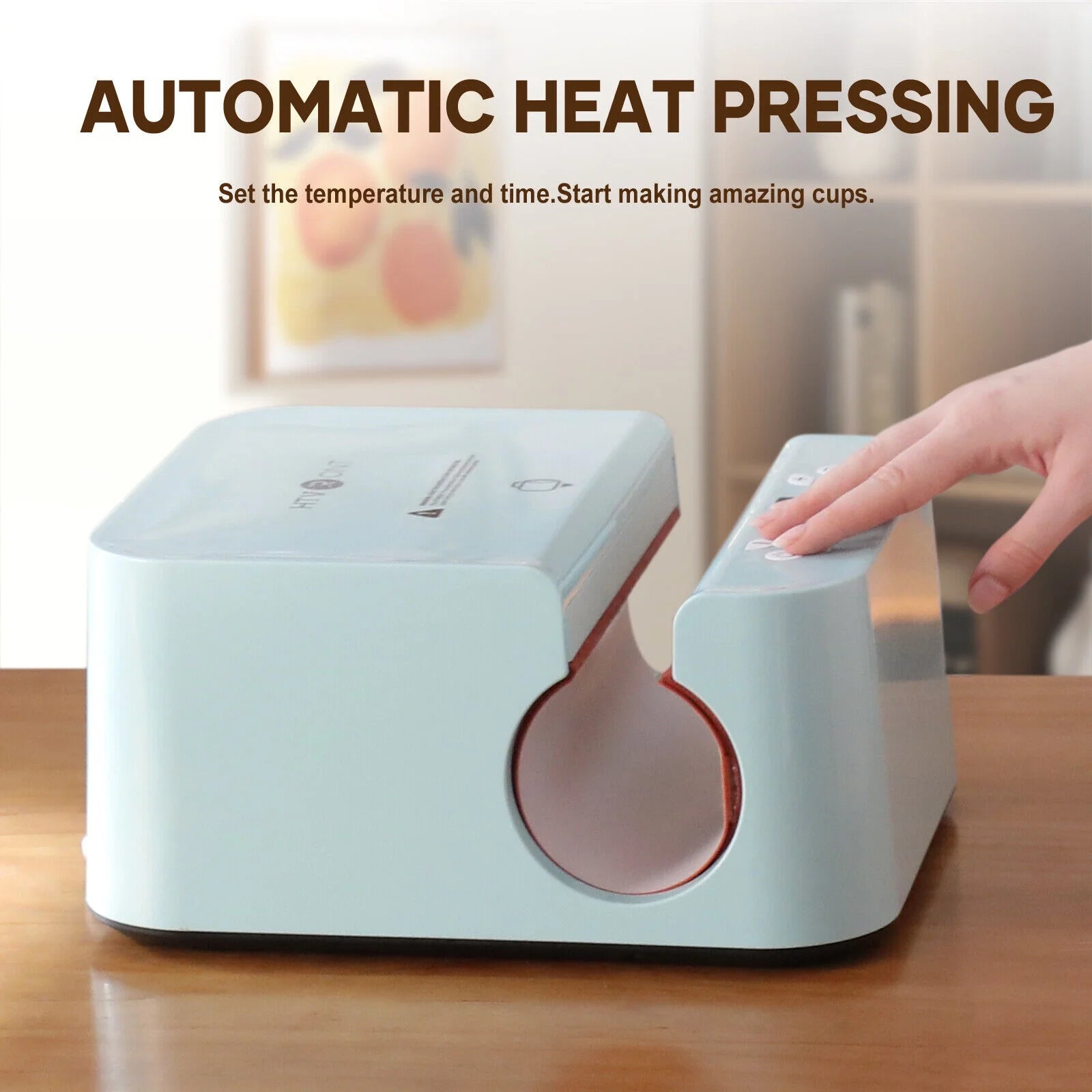 HTVRONT Auto Tumbler Mug Heat Press Machine for Sublimation DIY Print Cup Mug - Suits Various Tumblers & Mugs for Sublimation