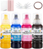 Printers Jack Sublimation Ink & 150 Sheet Sublimation Paper 8.5X11’’ 120G, Heat Tape Compatible for Inkjet Printer ET-2800 ET-15000 ET-2803 ET-2760 ET-2400 ET-4700 ET-4800 ET-2720