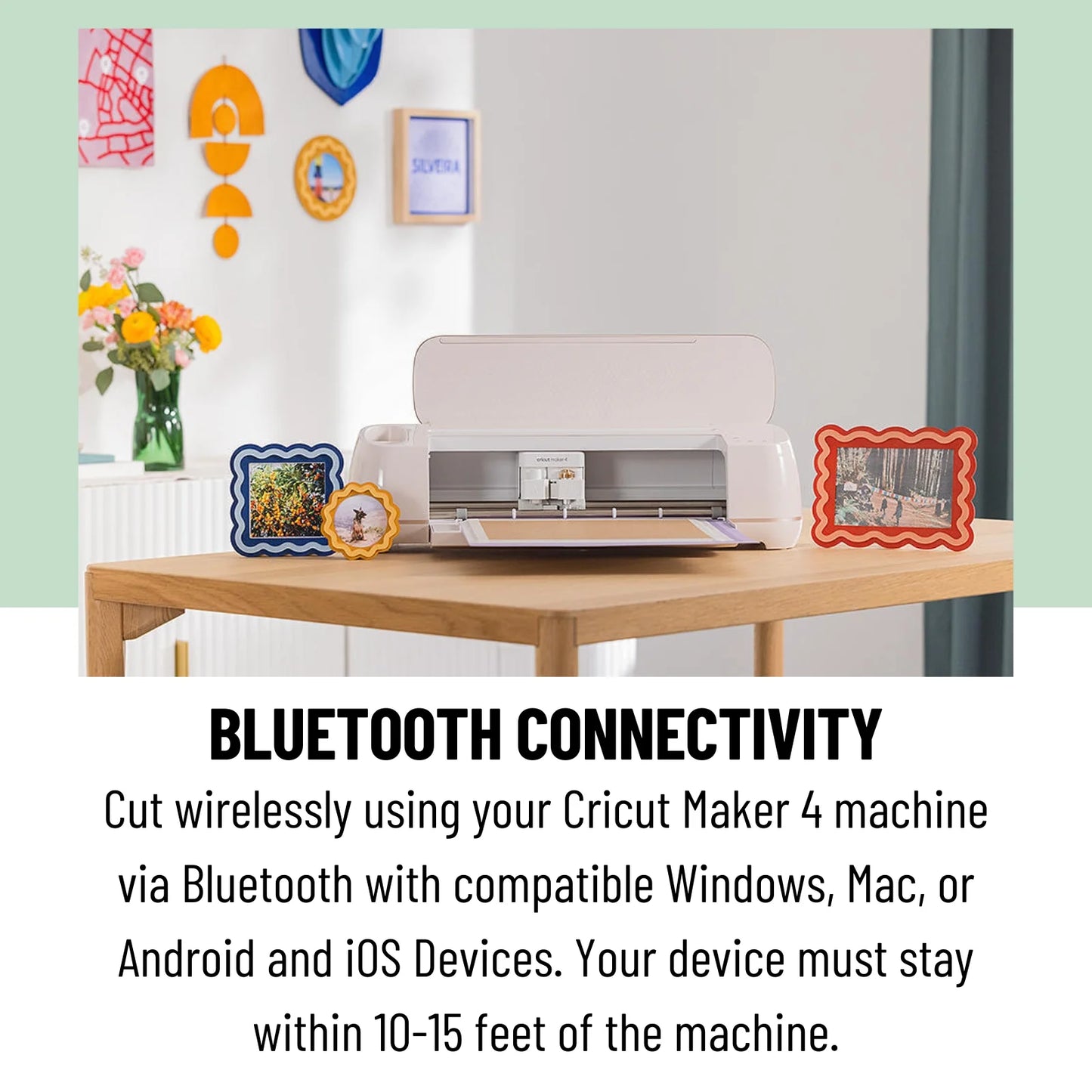 Cricut Maker 4 Cutting Machine and Mini Press with Iron-On Craft Bundle