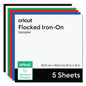 Cricut Classics Sampler 12 in X 12 in Multicolor Flocked Vinyl Sheets 5 Count