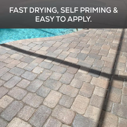 SG plus High Gloss Concrete and Paver Sealer, Wet Look, Acrylic Water Based, 1 Gal