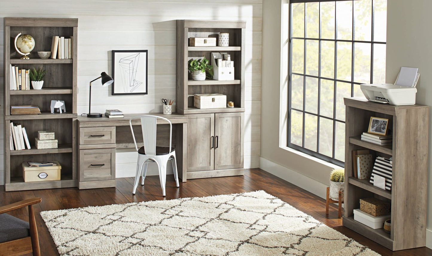 Glendale Transitional Desk, Rustic Gray Finish
