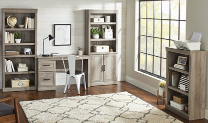Glendale Transitional Desk, Rustic Gray Finish