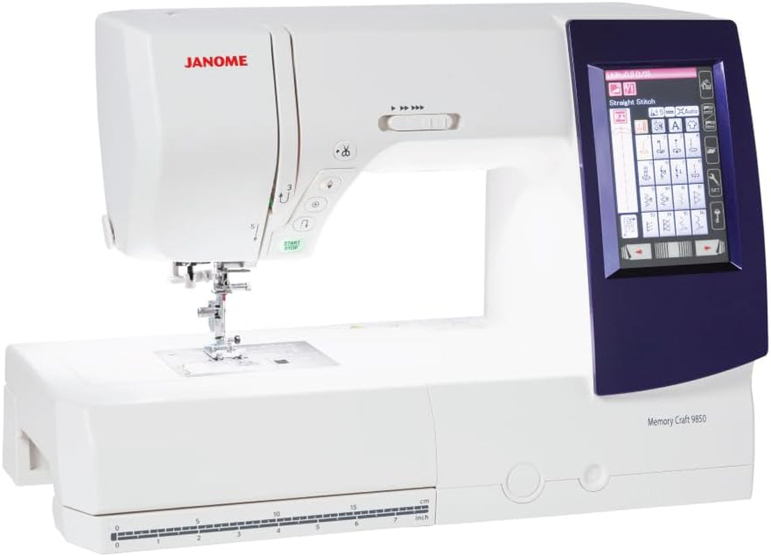 Janome Horizon Memory Craft 9850 Embroidery and Sewing Machine