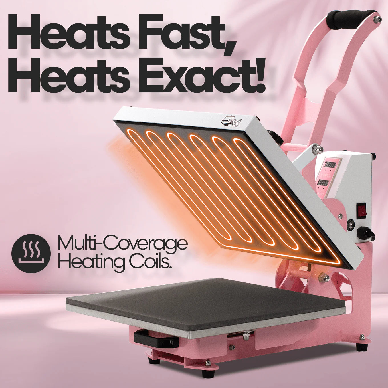 15" X 15" Clamshell Heat Press
