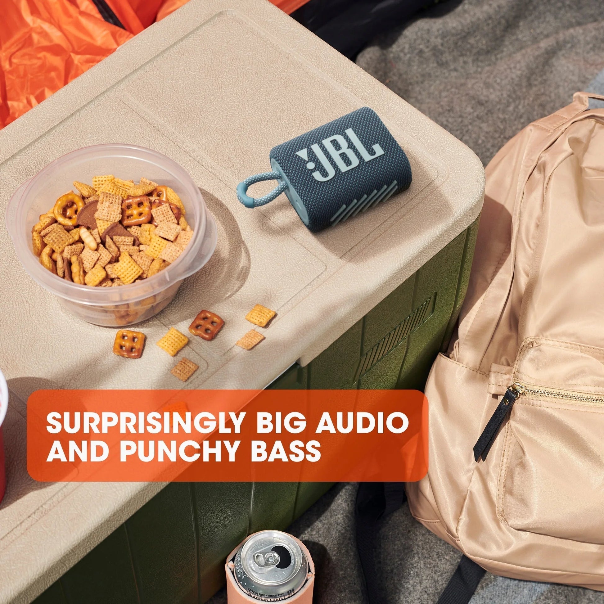 Go 3 - Portable Waterproof Speaker - Blue