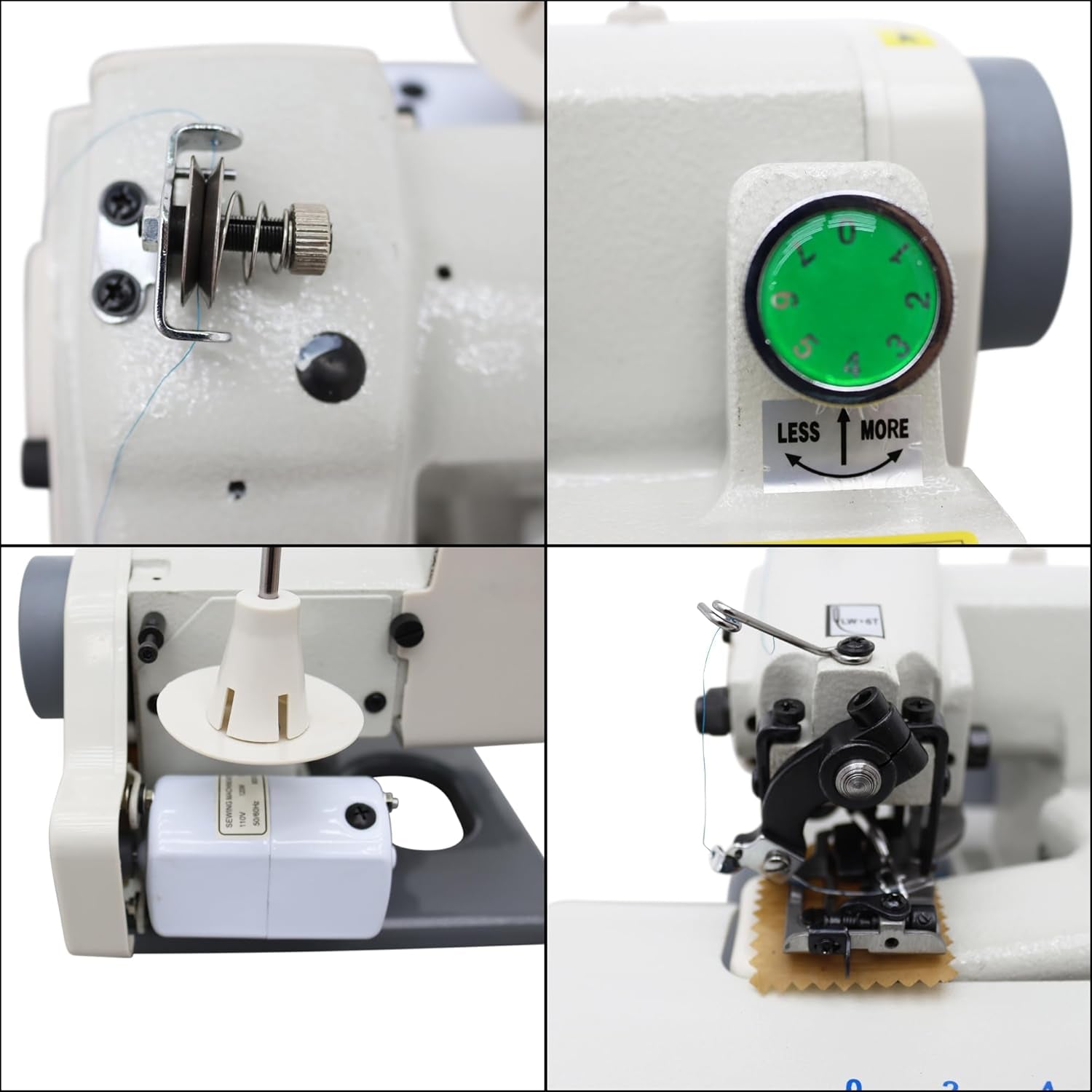 110V Portable Blindstitch Sewing Machine - 1200 SPM High - Speed, Create Invisible Seams & Blind Hem Chain Stitches Effortlessly, Perfect for Professional & Home Use