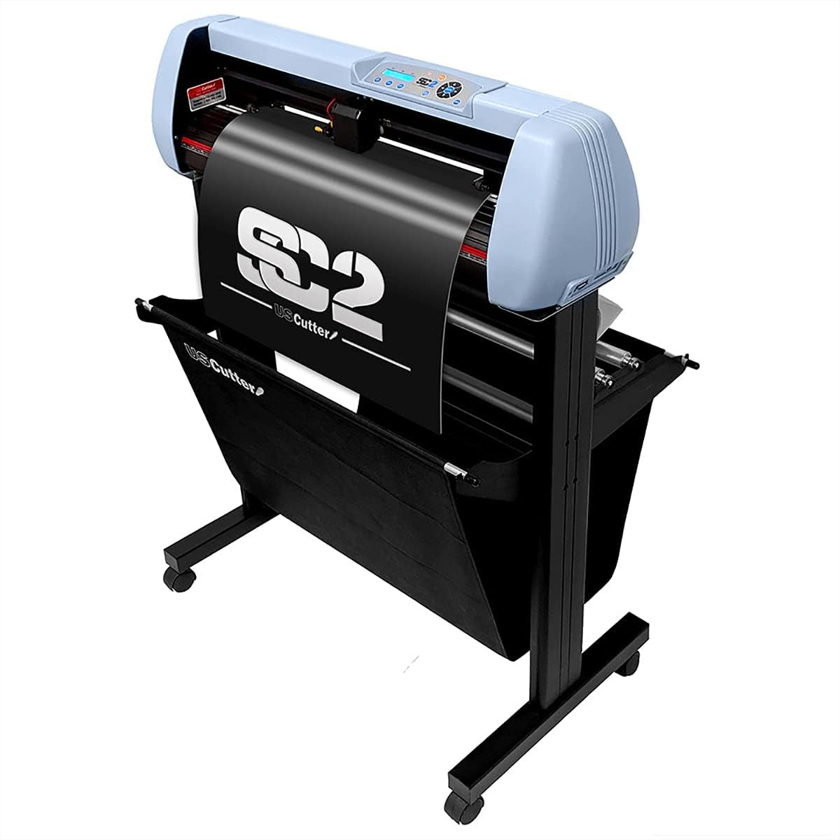 34" SC2 Uscutter Vinyl Cutter Sign Shop Starter Kit W/Basket, Vinyl Tape Tools
