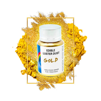 Gold Edible Luster Dust 15 Grams