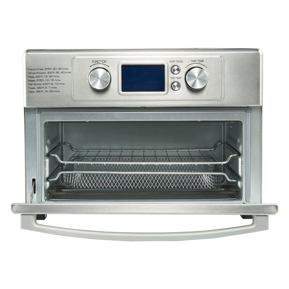 Air Fryer Toaster Oven, Stainless Steel, Countertop, New