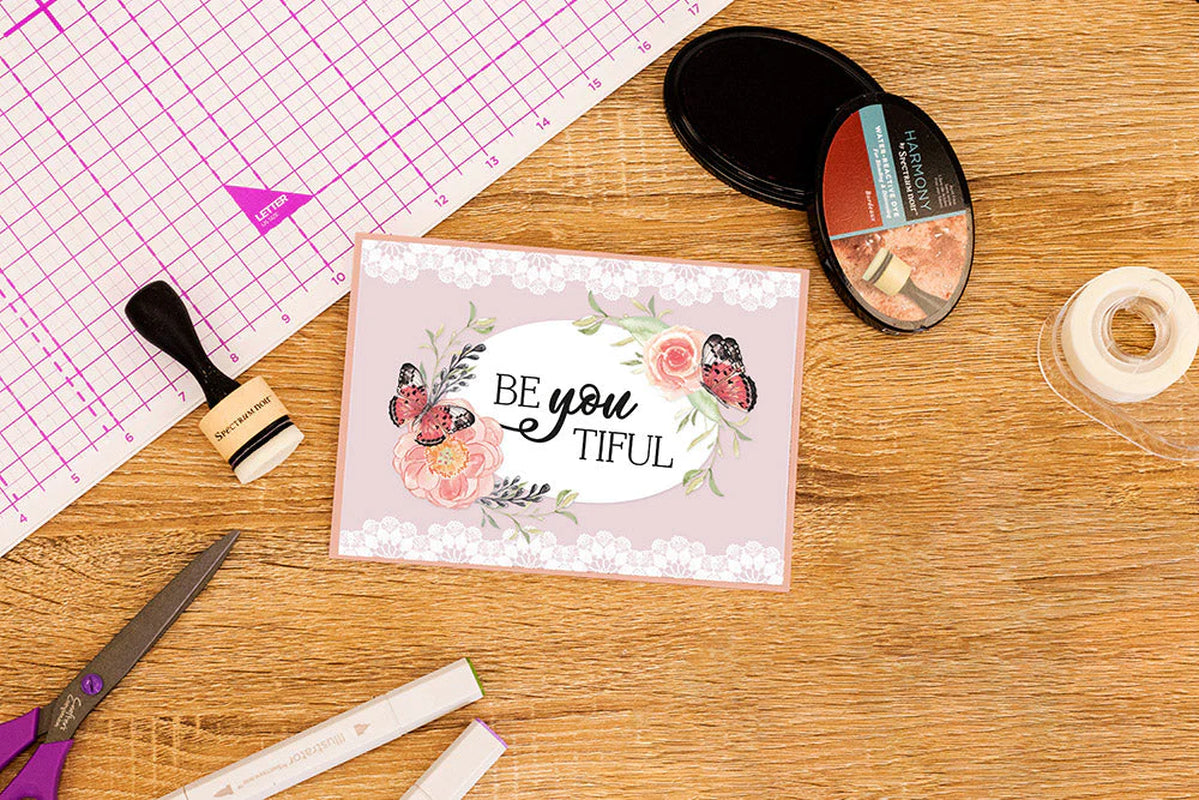 Crafter'S Companion Clear Acrylic Stamp - Be You Tiful