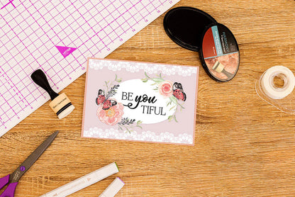 Crafter'S Companion Clear Acrylic Stamp - Be You Tiful
