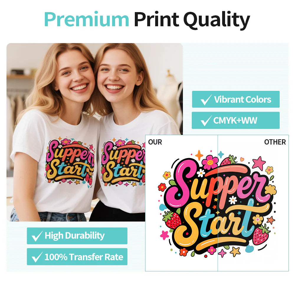 DTF Printer A3 Transfer Printing Machine T-Shirt Direct to Film Printer with F1080 Printhead with DTF Dryer Oven