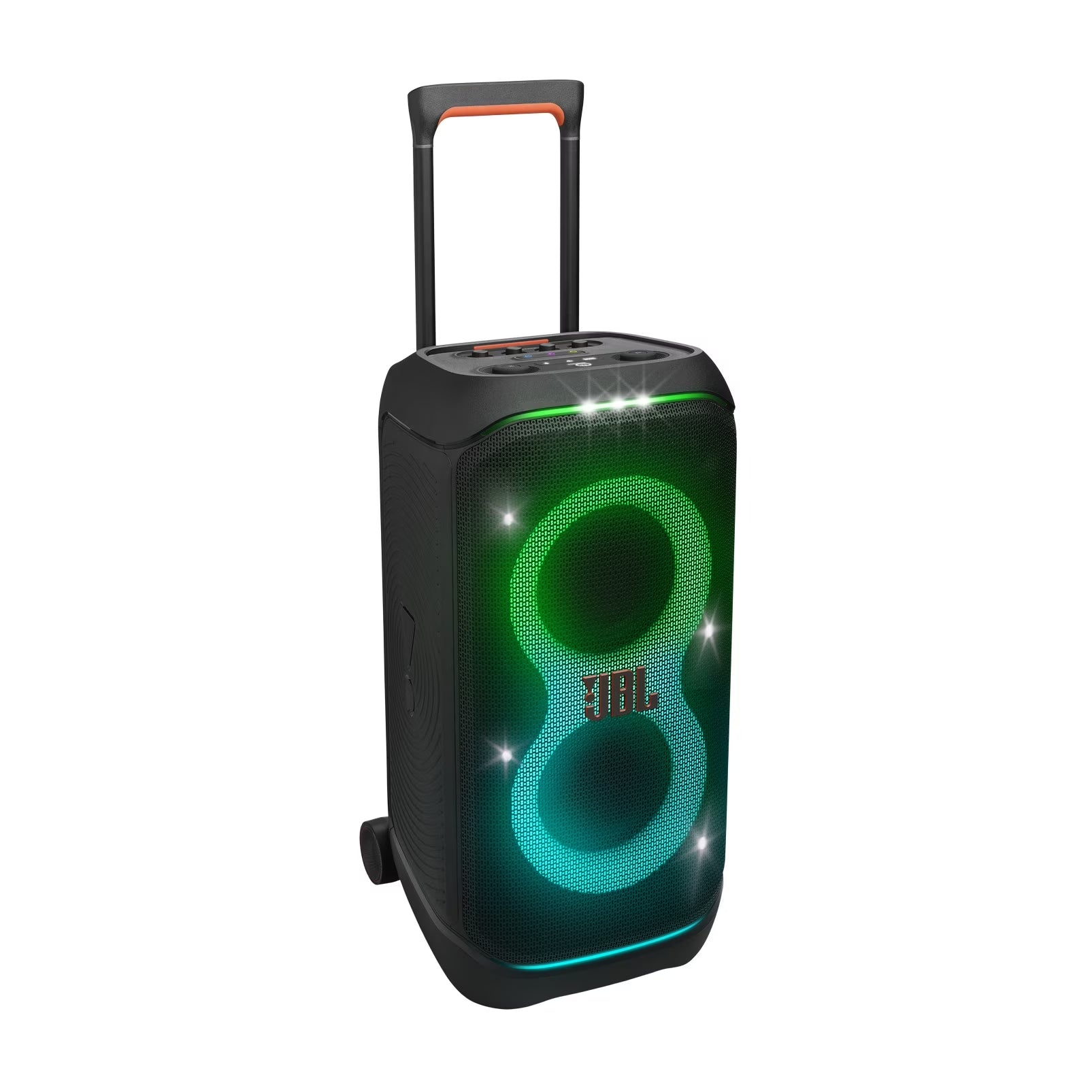 Partybox Stage 320 - Portable Party Speaker with Wheels - Black