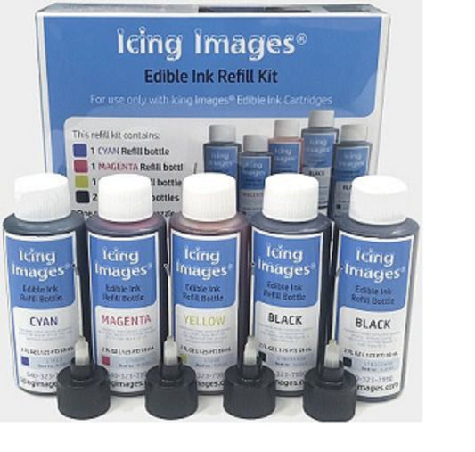 Icing Images 2Oz Edible Ink Refill Set