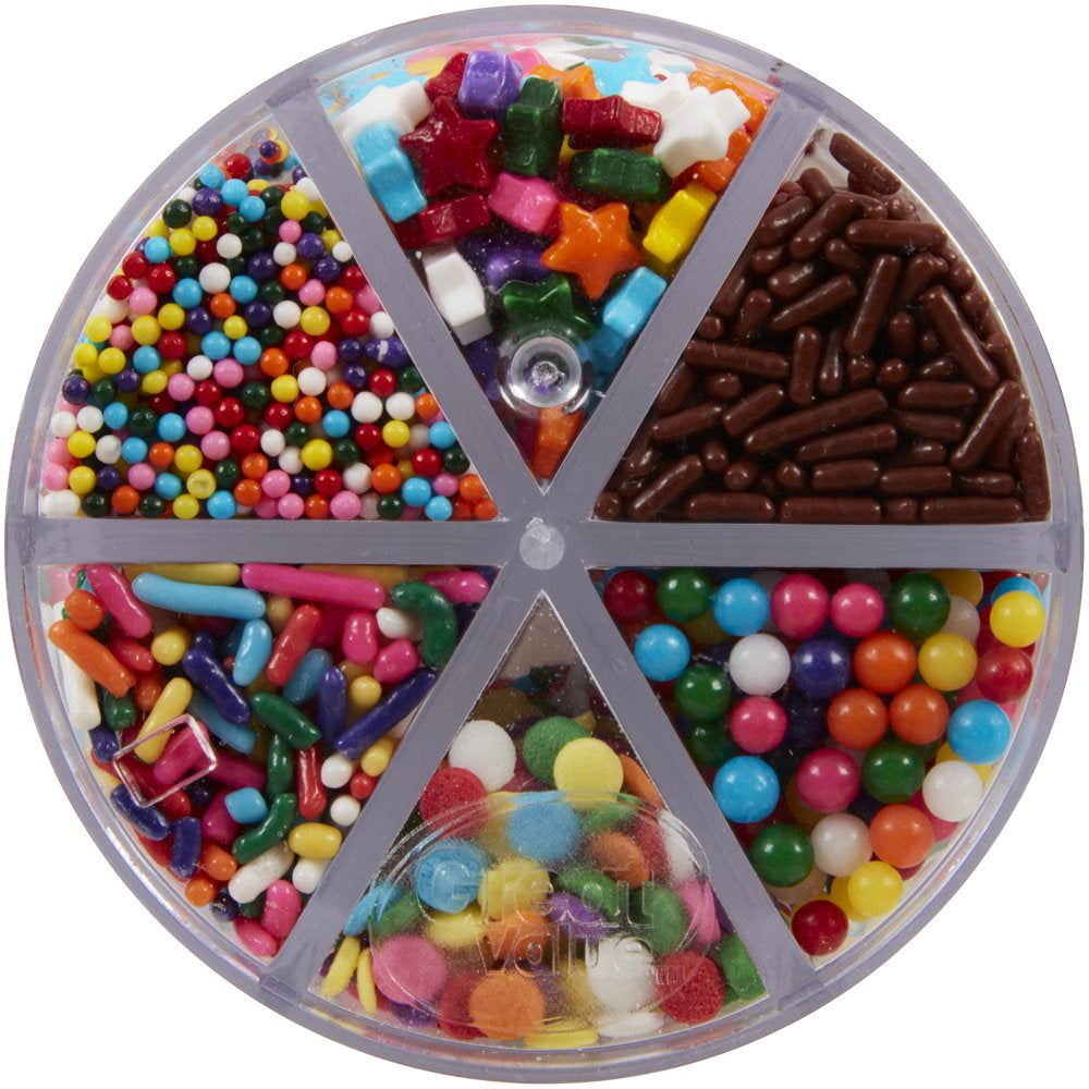 6-Cell Tutti Frutti Sprinkles Mix, 6.38 Oz.