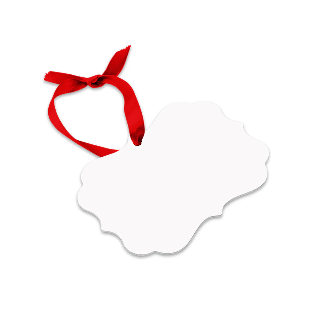 3.95" X 2.76" Benelux Sublimation Aluminum Ornament