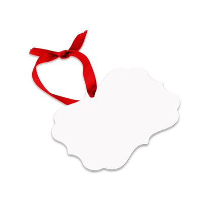 3.95" X 2.76" Benelux Sublimation Aluminum Ornament