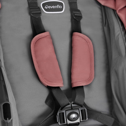 Evenflo Omni plus Travel System with Litemax Infant Car Seat, Shasta Pink