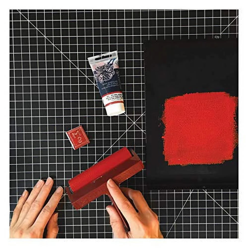 Block Printing Ink, Water-Based, 2.5 Oz., Light Red