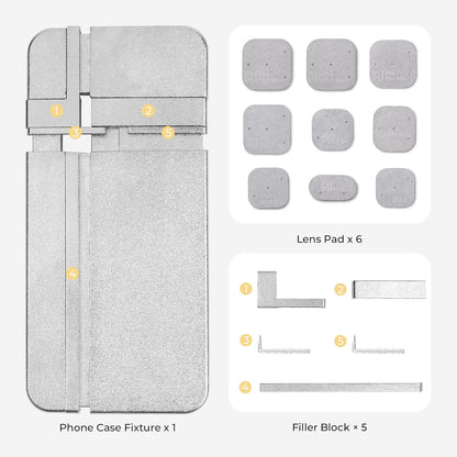 Phone Cases Heat Press - 3D Vacuum Heat Press with Is Software, Auto Temperature Control. Includes 2 Adjustable Phone Fixture(Compatible with Iphone & Android)