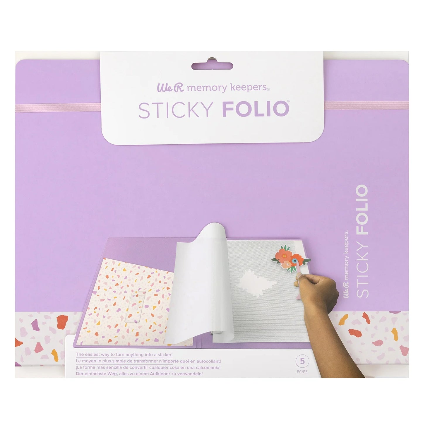 Sticky Folio 8.5"X11"-Lilac