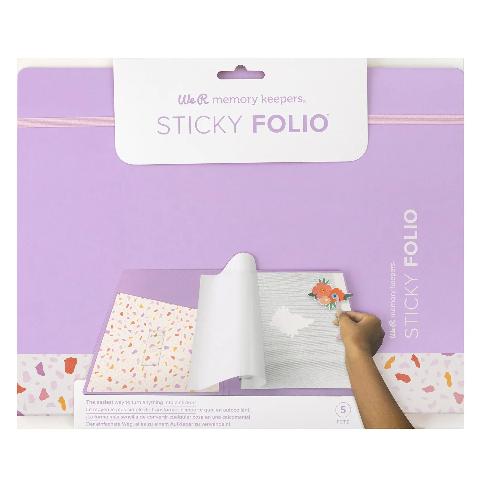 Sticky Folio 8.5"X11"-Lilac