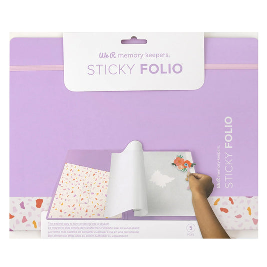 Sticky Folio 8.5"X11"-Lilac