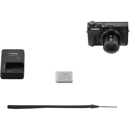 Canon Powershot G7 X Mark III Digital Camera (Black) with Essential Accessory Bundle - Includes: Sandisk Ultra 64GB SDXC Memory Card, 1X Seller Supplied Replacement Battery, 50" Tripod & MUCH More