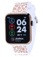 Female Tween Smart Watch with Leopard Silicone Strap (JSE4210WM)