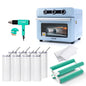 25 L Sublimation Oven Sublimation Starter Benginers Kit Bundle with 20 OZ Sublimation Tumblers,Cup Tumbler Cradle,Shrink Wrap Films and Heat Blower Foldable Handle