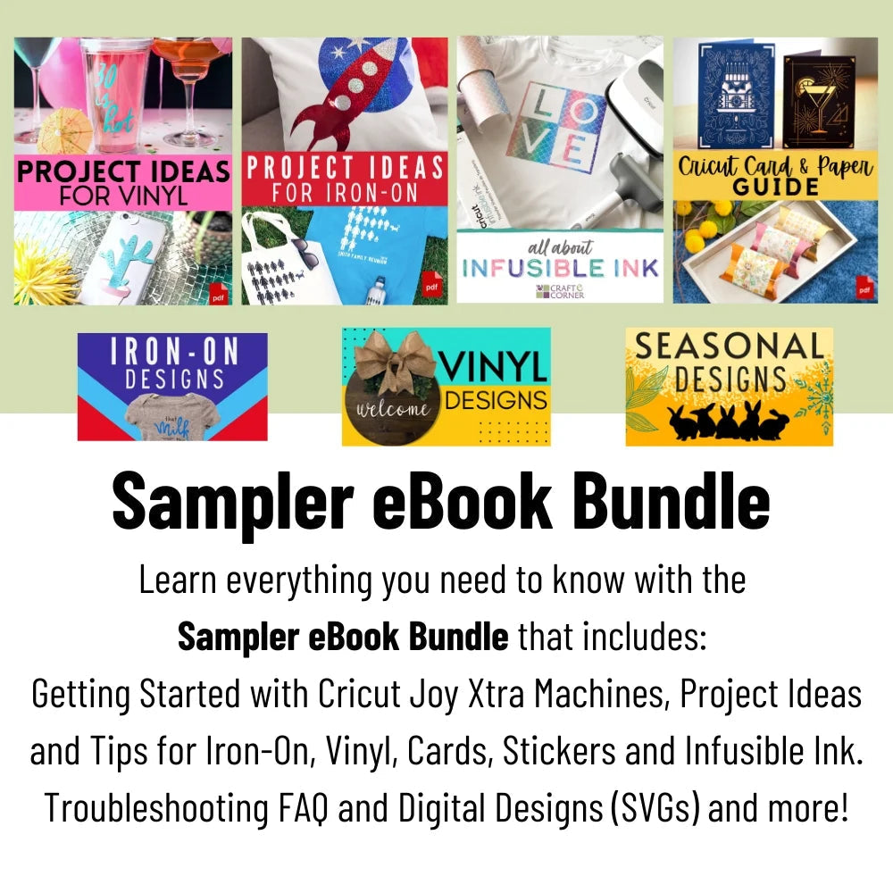 Cricut Deluxe All-In-One Materials and Accessories Bundle for Cricut Joy Xtra Machines