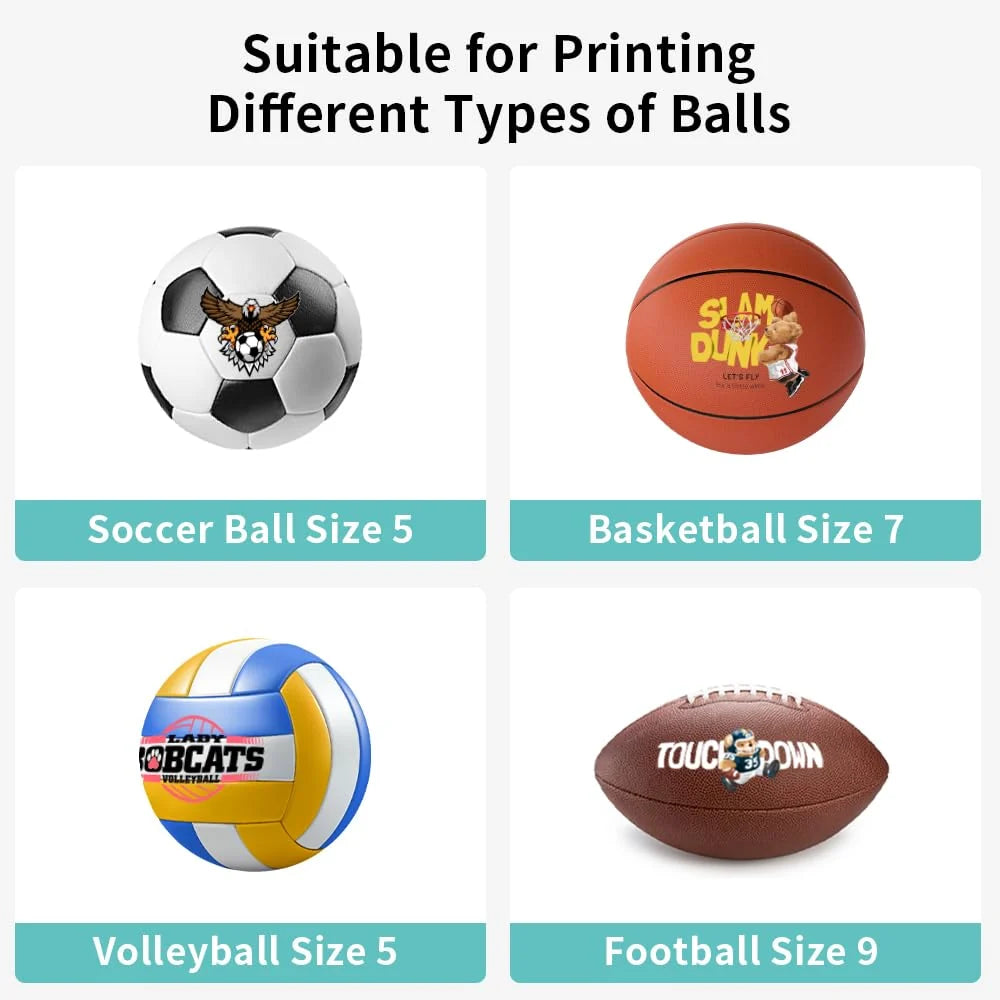H1B Ball Heat Press Machine for Basketball Rugby Football Volleyball