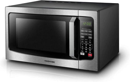 Countertop Microwave Oven, 1.2 Cu Ft, 1,100 Watts, Smart Sensor, Mute Function, Stainless Steel