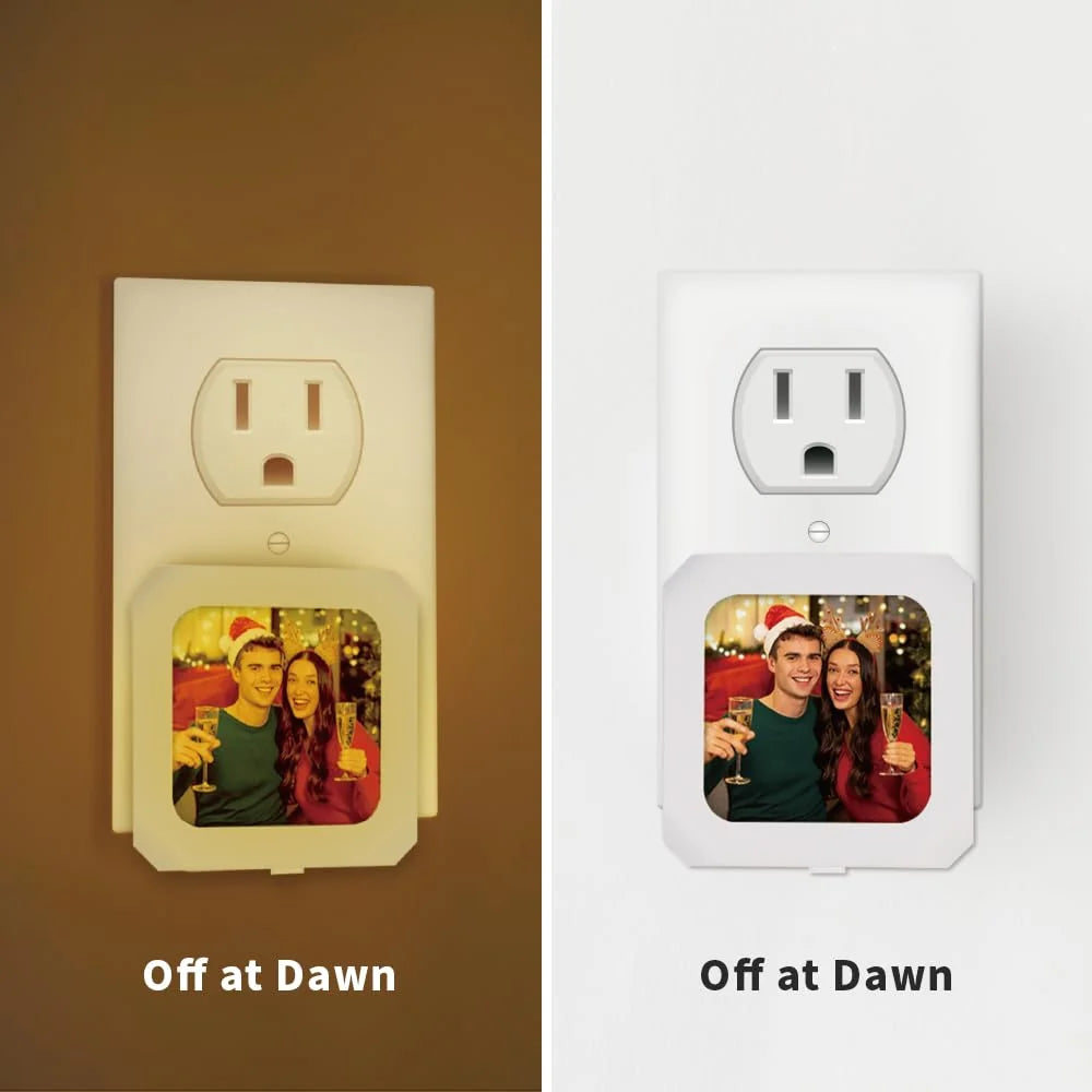 Sublimation LED Night Lights Blanks Plug into Wall White 12 Pack