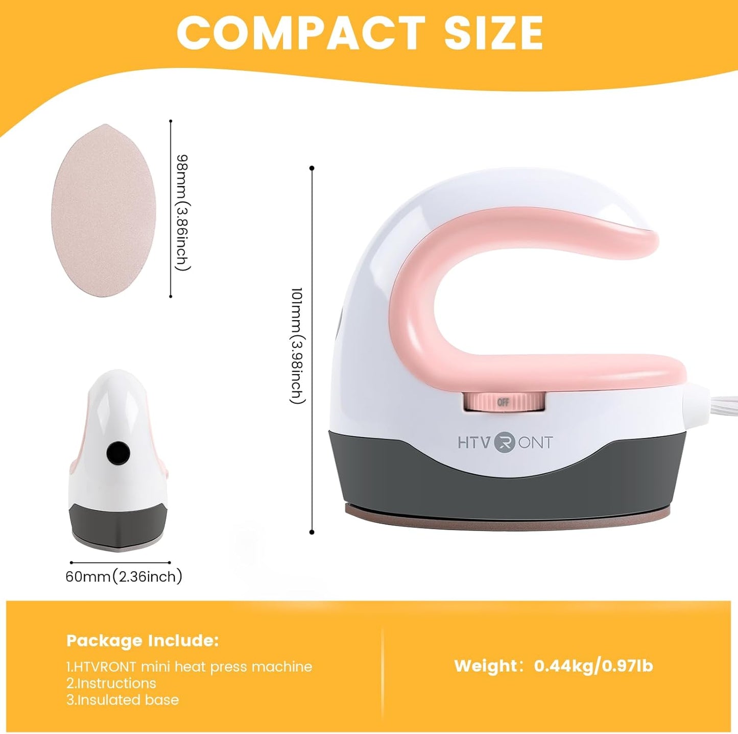 Auto Tumbler Heat Press Machine, Mini Heat Press, Heat Resistant Gloves, Heat Tape, Pink