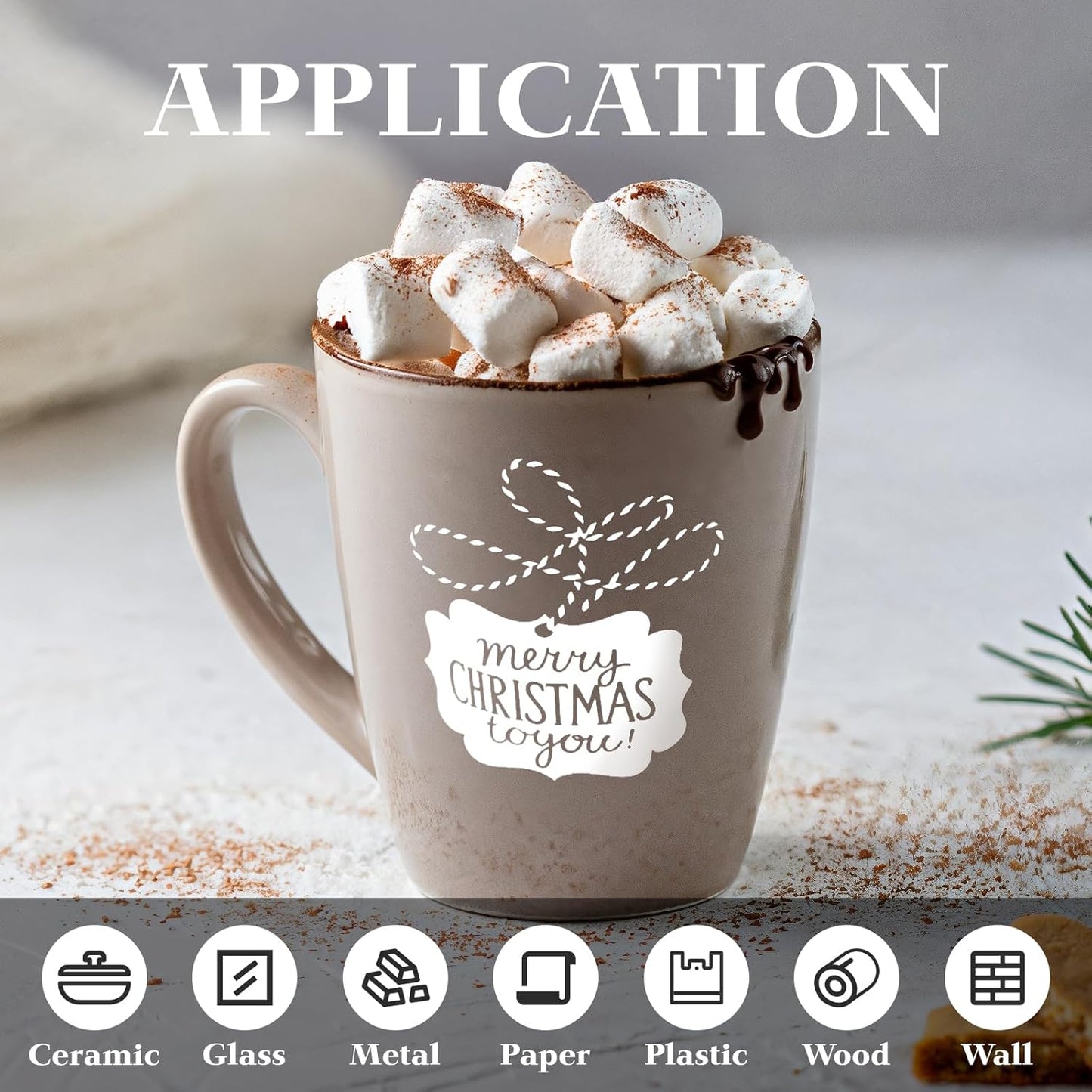 Permanent Vinyl - 57 Pack 12" X 12" Permanent Adhensive Vinyl Bundle Compatible with Cricut Cutting Machine, 52 Adhensive Sheets and 5 Transfer Tape Sets for Party Decoration, Stiker