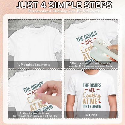 Dtf Transfers Ready to Press - 20Pcs Funny Kitchen Quotes Iron on Transfers for Tshirts Kitchen Designs Iron on Decals Cooking Baking Heat Transfer Vinyl Stickers for Clothing Pillows Bag DIY Crafts