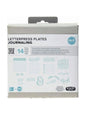 WE-R 11 Piece Home Made Themed Letterpress Plates (Available in a Pack of 6)