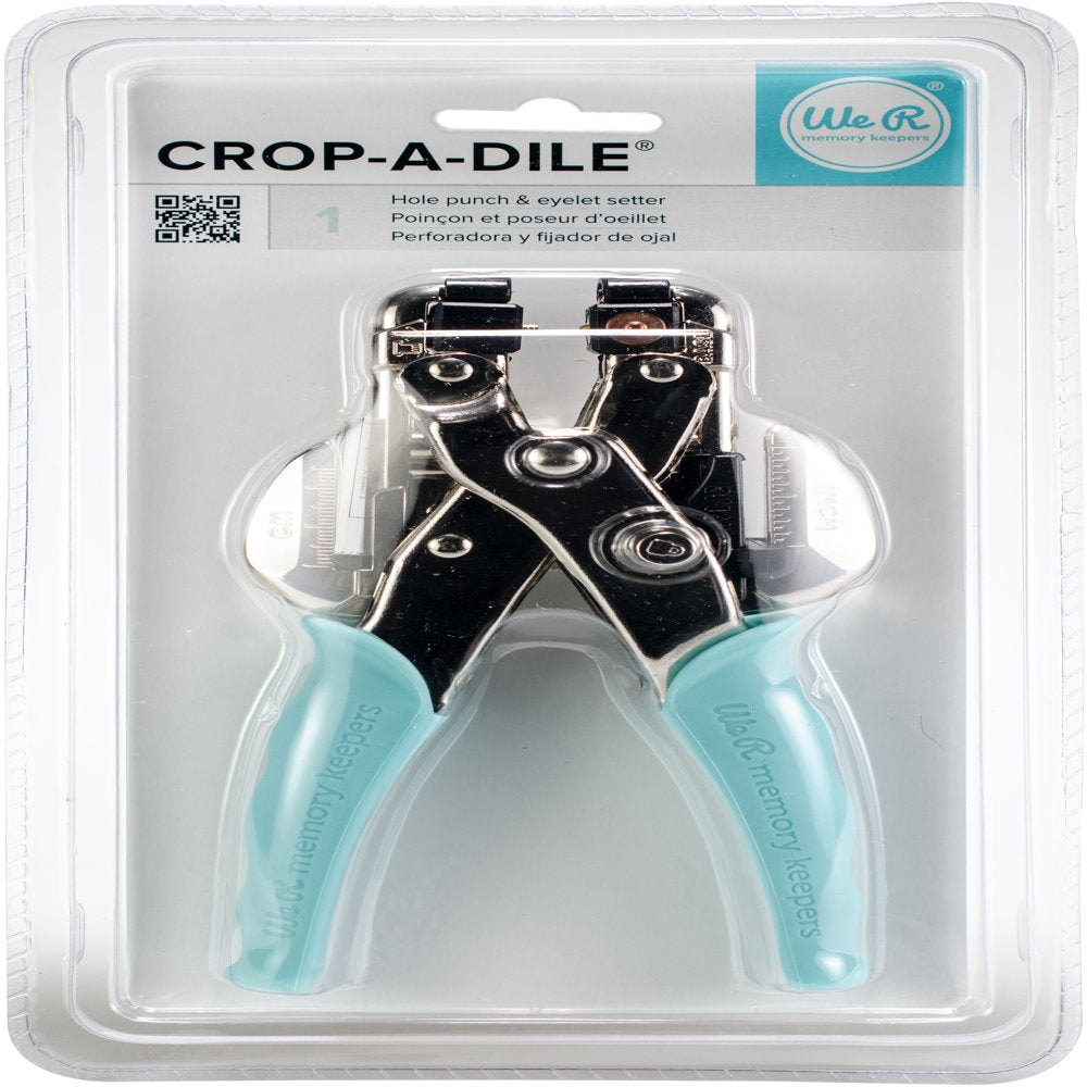 Crop-A-Dile Eyelet and Snap Punch by  | Blue Comfort Handle