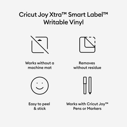 Joy Xtra Smart Removable Writable Vinyl in White Bundle