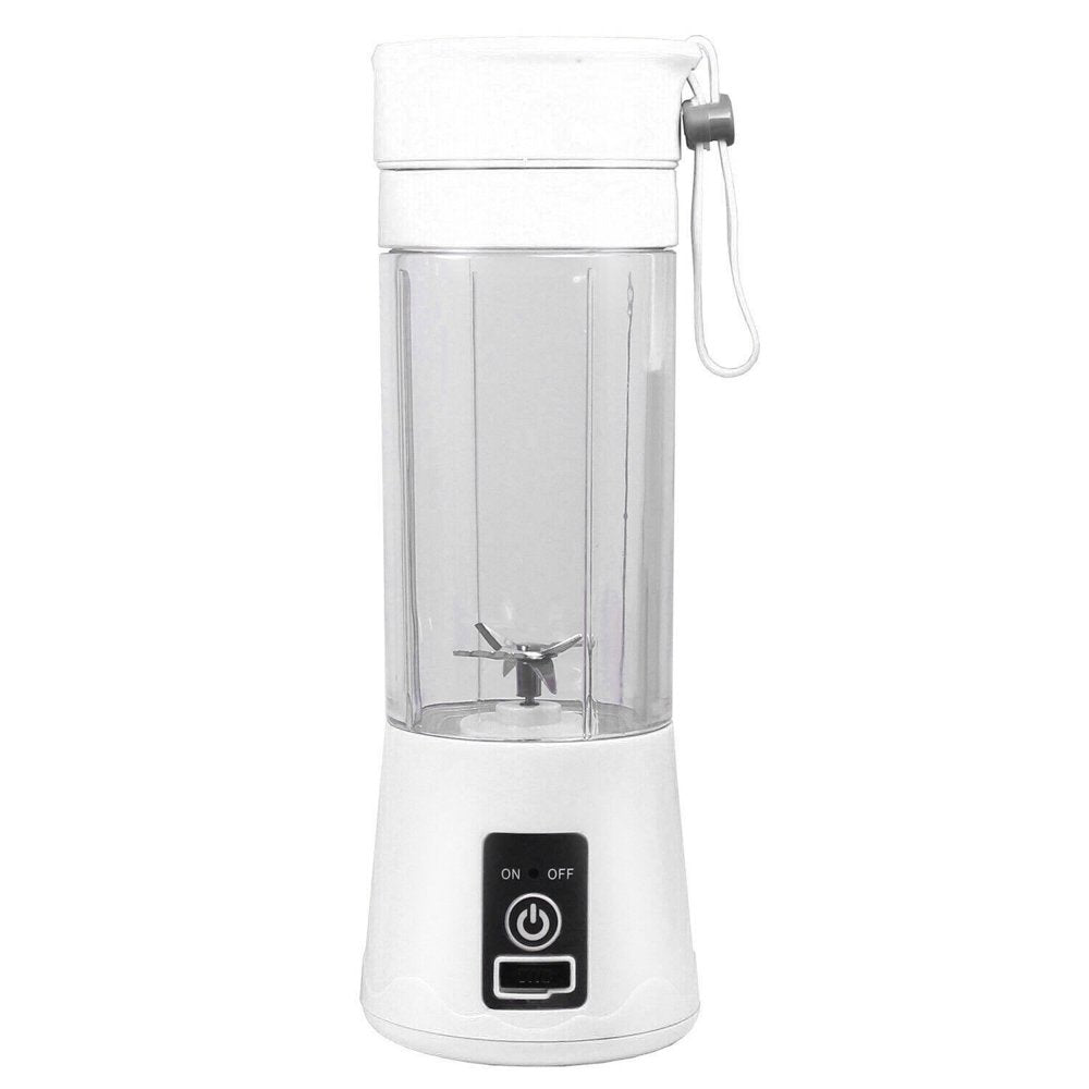 Mini Portable Blender,Smoothies Personal Blender Mini Shakes Juicer Cup USB Rechargeable with 6 Blades,White