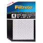 Filtrete Air Filter 1”, MPR 2500 MERV 14, High Performance Premium Allergen, Ultrafine Particles, Bacteria and Virus Filter, 4-Pack