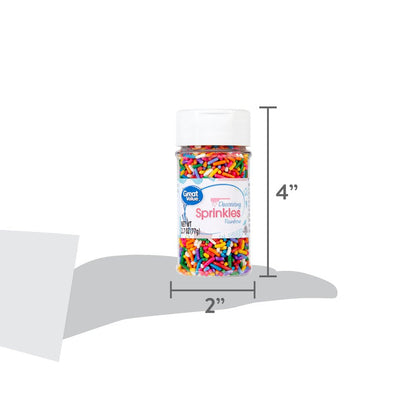 Decorating Rainbow Sprinkles, 2.7 Oz
