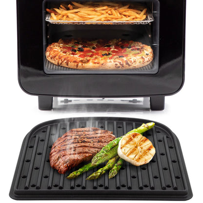 Brio 15.5-Quart Air Fryer Large Capacity Smart Oven, Convection Oven 50°F-425°F Temp Controls, 100 Presets & 50 Memory with Powerful 1800W Multilayer Rotisserie