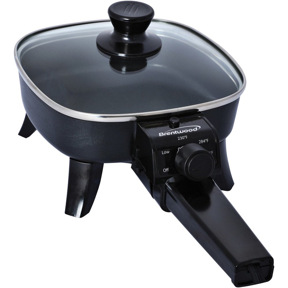 SK-45 6-Inch Non-Stick Electric Skillet with Glass Lid, Black