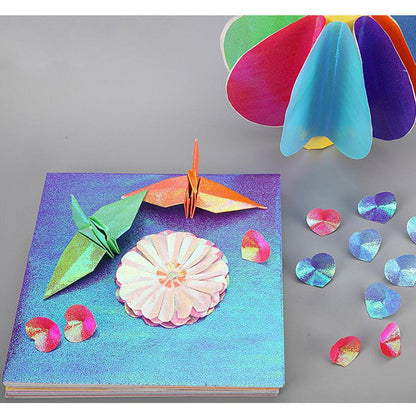 500X Glitter Cardstock Paper Pearlescent Shimmer Paper For