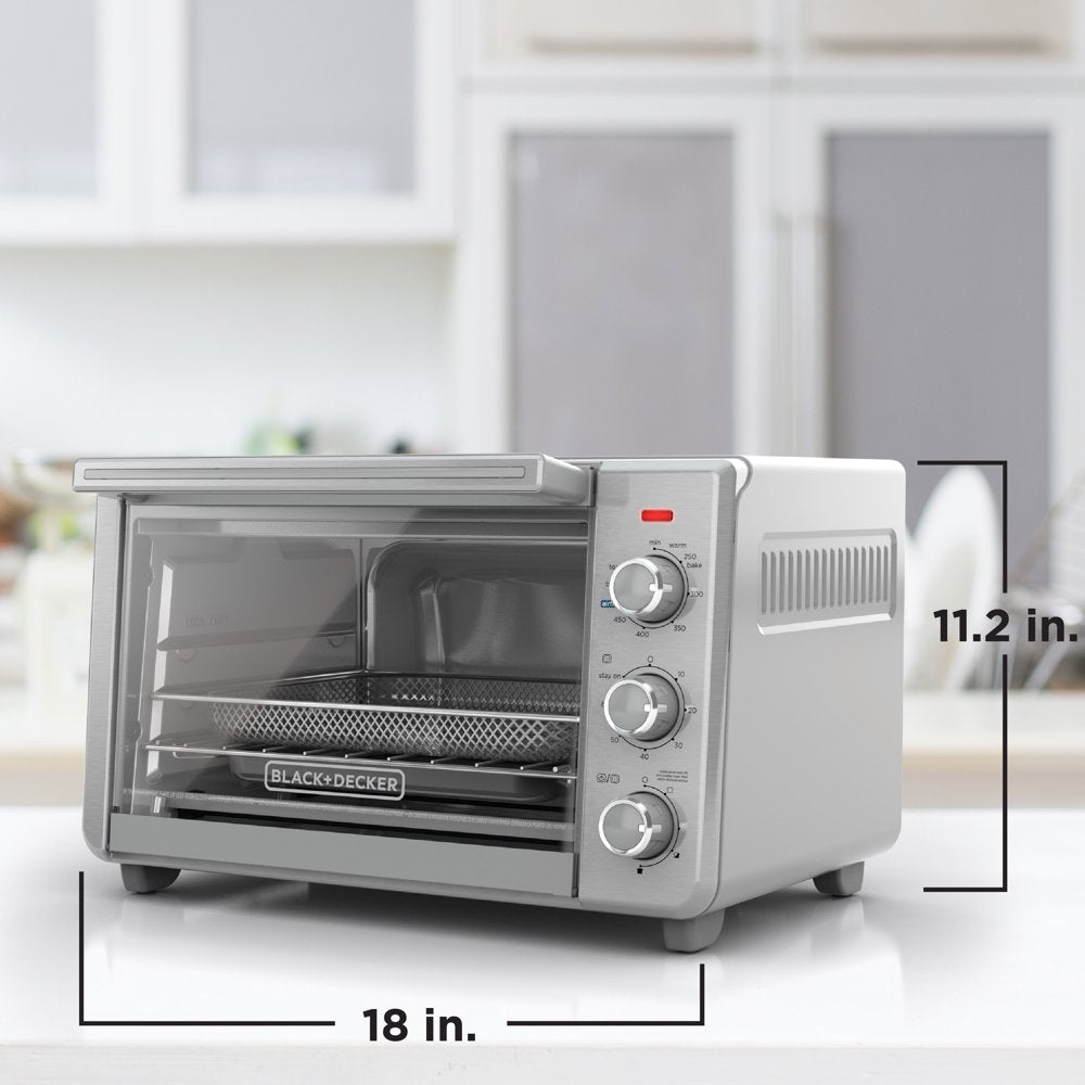 6-Slice Crisp 'N Bake Air Fry Toaster Oven, TO3217SS