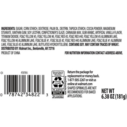 6-Cell Tutti Frutti Sprinkles Mix, 6.38 Oz.