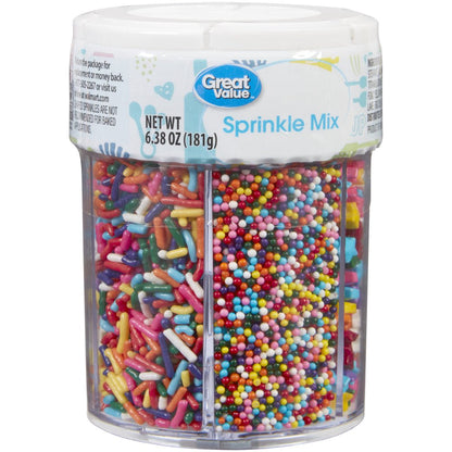 6-Cell Tutti Frutti Sprinkles Mix, 6.38 Oz.